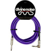 DIVINE NOISE Straight Cable - 10ft ST-RA - PURPLE Accessories Divine Noise 