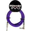 DIVINE NOISE Straight Cable - 15ft ST-RA - PURPLE Accessories Divine Noise 