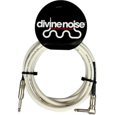 DIVINE NOISE Straight Cable - 20ft ST-RA - WHITE Accessories Divine Noise 