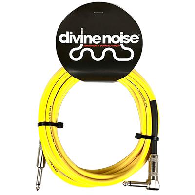 DIVINE NOISE Straight Cable - 15ft ST-RA - YELLOW Accessories Divine Noise 