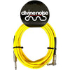 DIVINE NOISE Straight Cable - 20ft ST-RA - YELLOW Accessories Divine Noise