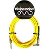 DIVINE NOISE Straight Cable - 20ft ST-RA - YELLOW Accessories Divine Noise 