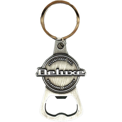 DELUXE 3D Logo Metal Bottle Opener Accessories Deluxe Guitars