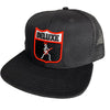 DELUXE Stickman Snapback Trucker Cap - Black Accessories Deluxe Guitars 