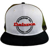 DELUXE 3D Embroidered Snapback Trucker Cap - White Camo Accessories Deluxe Guitars