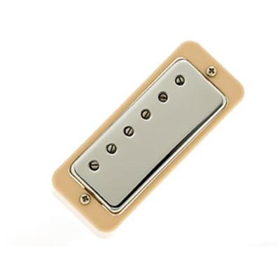 LOLLAR PICKUPS Mini Humbucker Bridge Nickel 4-Conductor w/ Creme Surround Pickups Lollar 