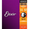 ELIXIR Acoustic Custom Light 11-52 Strings Strings Elixir 