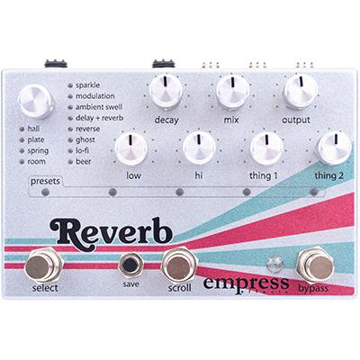 EMPRESS EFFECTS Reverb Pedals and FX Empress Effects