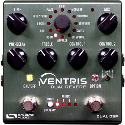 SOURCE AUDIO Ventris Dual Reverb Pedals and FX Source Audio