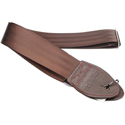 SOULDIER STRAPS Plain Seatbelt - Dark Brown