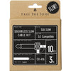 FREE THE TONE SLK-SLIM Solderless Cable Kit - Nickel Accessories Free The Tone