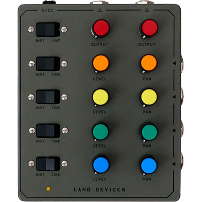 LAND DEVICES Land Mixer Pedals and FX Land Devices 