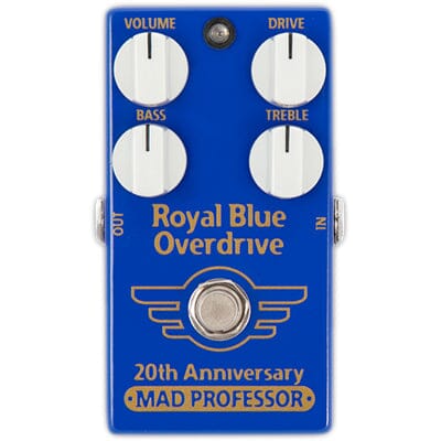 MAD PROFESSOR Royal Blue Overdrive 20th Anniversary LTD Pedals and FX Mad Professor 
