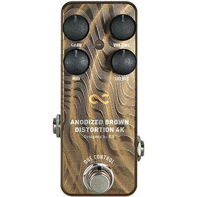 ONE CONTROL BJFE Anodized Brown Distortion 4K Pedals and FX One Control