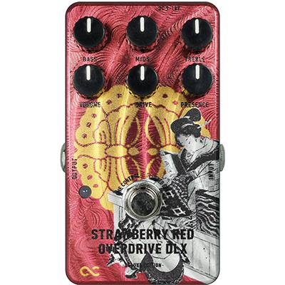 ONE CONTROL BJFE Strawberry Red Overdrive DLX - Japonism Edition Pedals and FX One Control 