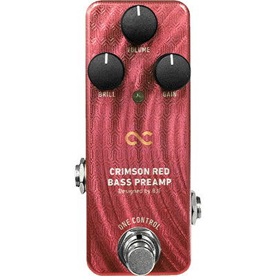 ONE CONTROL Crimson Red Bass Preamp Pedals and FX One Control
