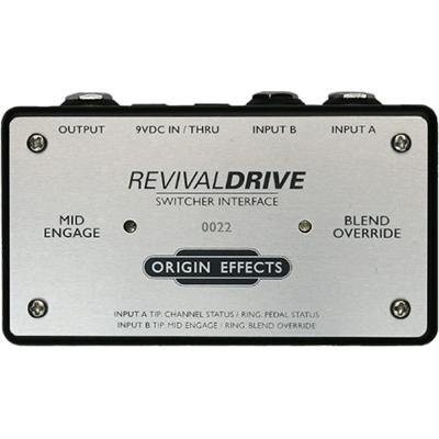 ORIGIN EFFECTS Revival Drive Switcher Interface Pedals and FX Origin Effects