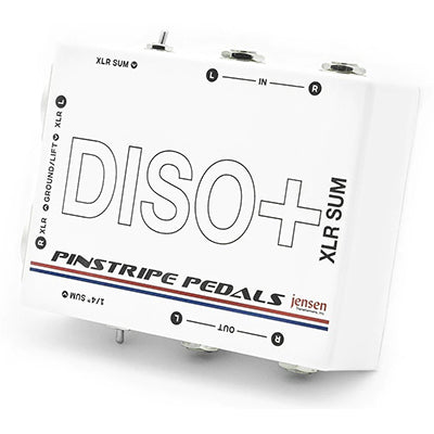 PINSTRIPE PEDALS DISO Plus XLR Mod Pedals and FX Pinstripe Pedals