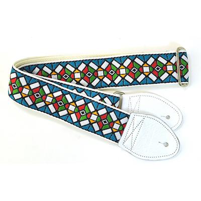 SOULDIER STRAPS Vintage 2" - Stained Glass Blue Accessories Souldier Straps 