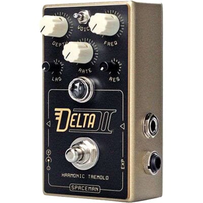 SPACEMAN EFFECTS Delta II Harmonic Tremolo - Gold Pedals and FX Spaceman Effects