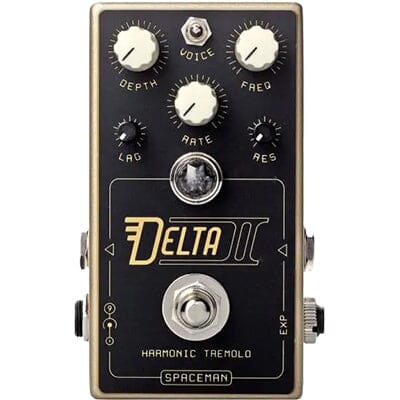 SPACEMAN EFFECTS Delta II Harmonic Tremolo - Gold Pedals and FX Spaceman Effects