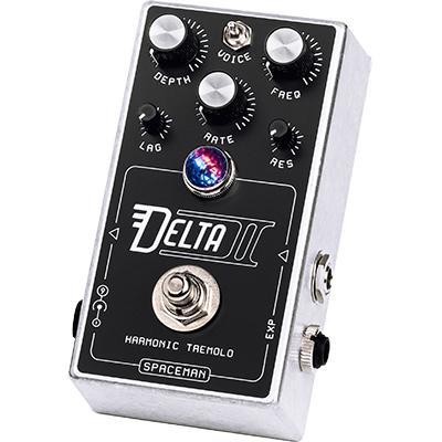 SPACEMAN EFFECTS Delta II Harmonic Tremolo - Silver Pedals and FX Spaceman Effects 