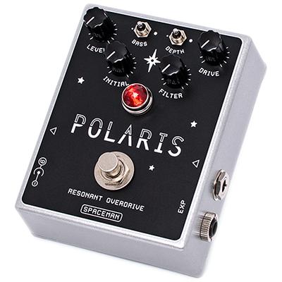 SPACEMAN EFFECTS Polaris Resonant Overdrive Silver Pedals and FX Spaceman Effects 