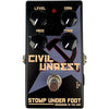 STOMP UNDER FOOT Civil Unrest Pedals and FX Stomp Under Foot 