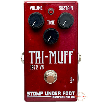 STOMP UNDER FOOT Vintage Edition Tri-Muff 72 V6 Pedals and FX Stomp Under Foot