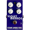 STOMP UNDER FOOT Violet Menace Pedals and FX Stomp Under Foot