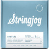 STRINGJOY Orbiters Balance Medium Gauge (11-50) Coated Nickel Wound Electric Guitar Strings Accessories Stringjoy