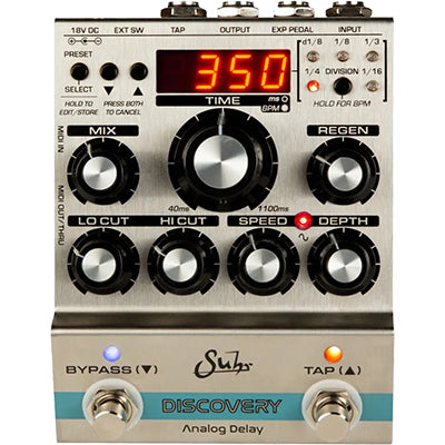 SUHR Discovery Analogue Delay Pedals and FX Suhr