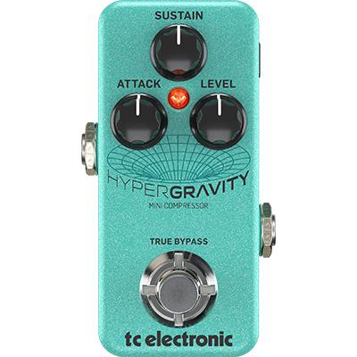 TC ELECTRONIC Hyper Gravity Mini Compressor Pedals and FX TC Electronic