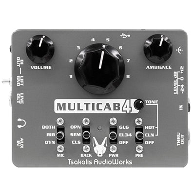 TSAKALIS AUDIO WORKS MultiCab 4 Pedals and FX Tsakalis Audio Works