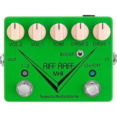 TSAKALIS AUDIO WORKS Riff Raff MKII Pedals and FX Tsakalis Audio Works
