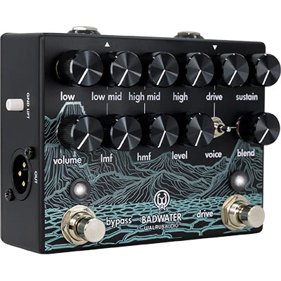 WALRUS AUDIO Badwater: Bass Pre-Amp D.I. Pedals and FX Walrus Audio